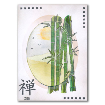 Bamboo - Two Way Overlay A5 Stamp Set