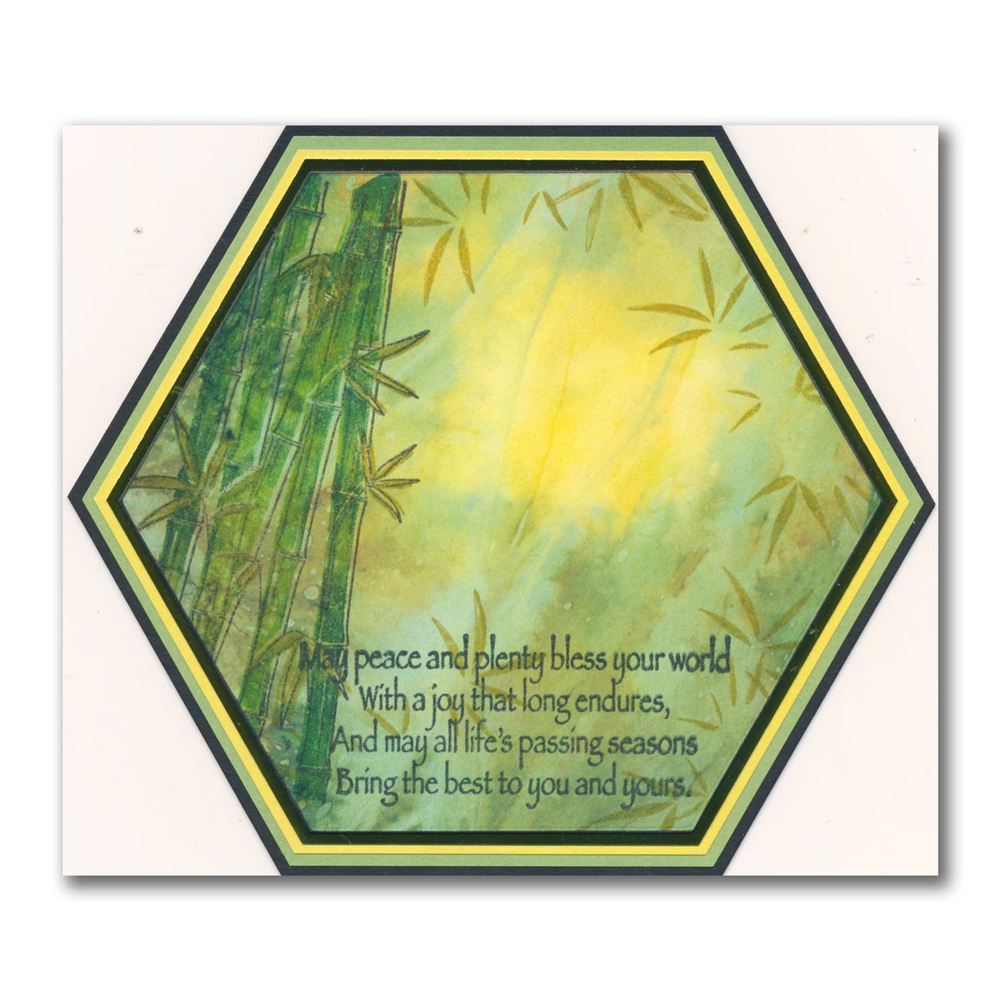 Bamboo - Two Way Overlay A5 Stamp Set