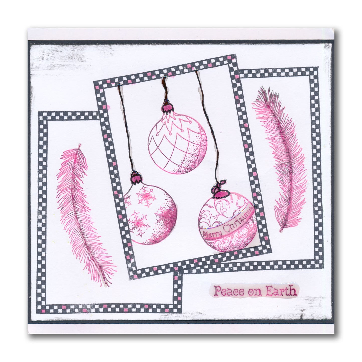 Linda's Trio of Baubles - Christmas Compendium A6 Stamp Set