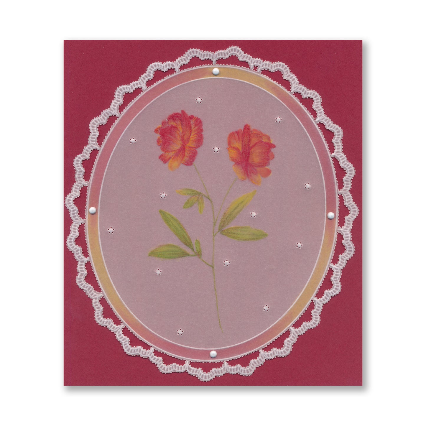 Barbara's Big Blooms Midi Groovi Plate Collection