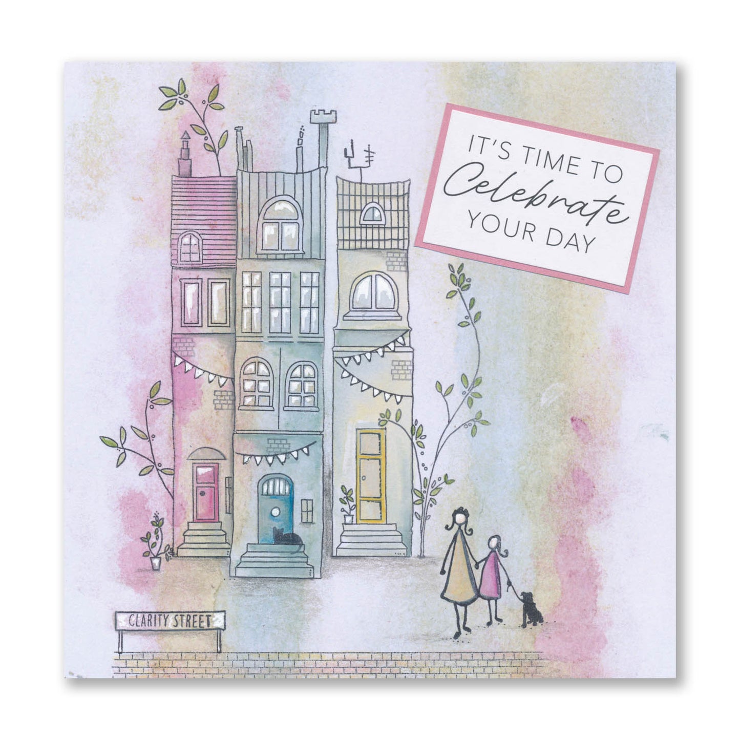 Barbara's Triangle People - Love You To Bits - A5 Stamp Set