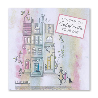 Barbara's Triangle People - Love You To Bits - A5 Stamp Set