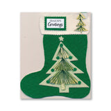 Nested Funky Christmas Tree Felt Die Set