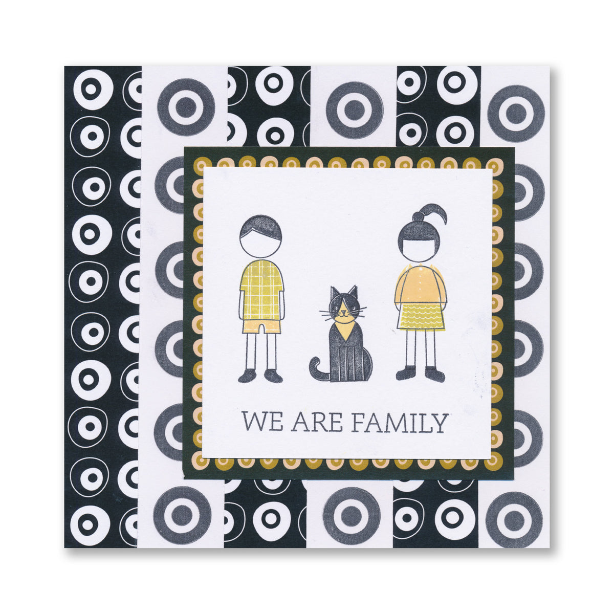 SHAC Retro Family Stamp, Mask & Collage Paper Complete Collection