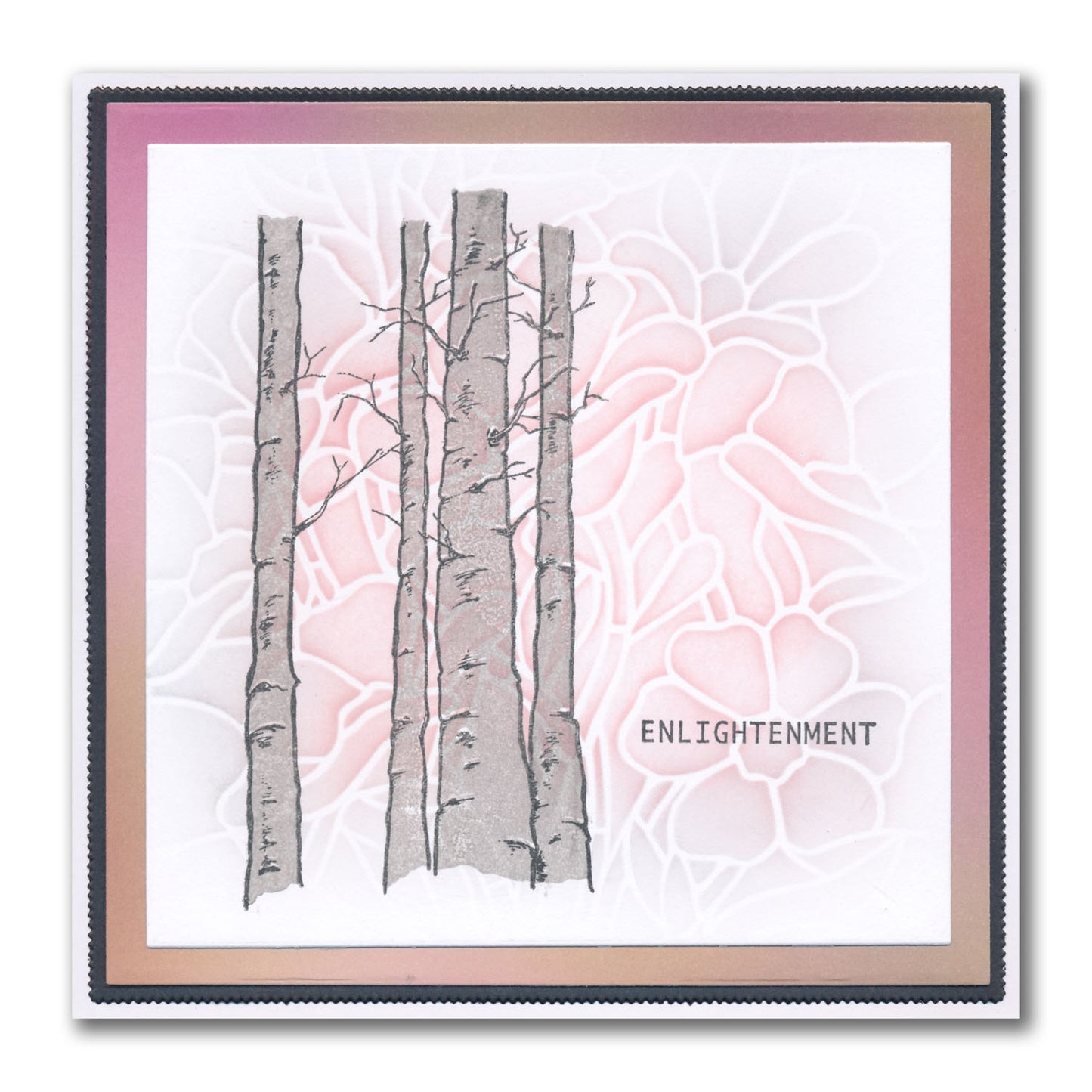Birch Trees - Two Way Overlay A5 Stamp Set