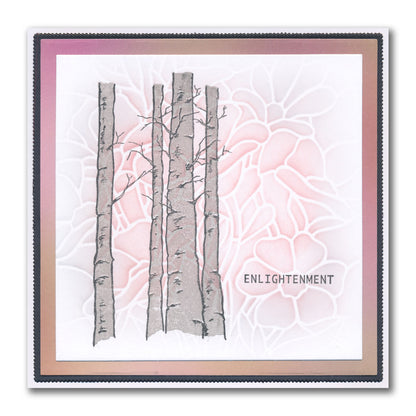 Birch Trees - Two Way Overlay A5 Stamp Set