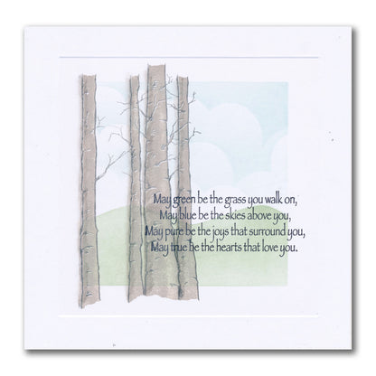 Birch Trees - Two Way Overlay A5 Stamp Set