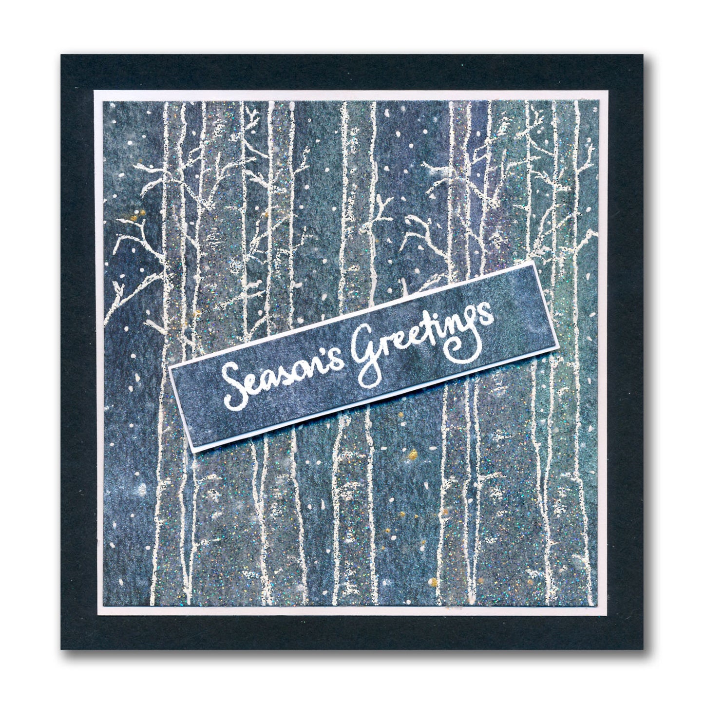 Birch Trees - Two Way Overlay A5 Stamp Set