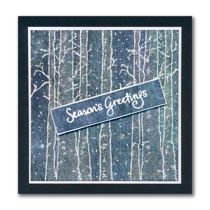 Birch Trees - Two Way Overlay A5 Stamp Set