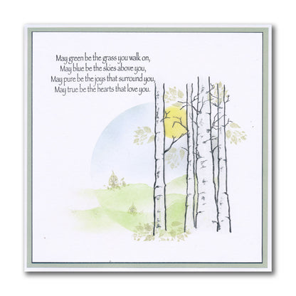 Birch Trees - Two Way Overlay A5 Stamp Set