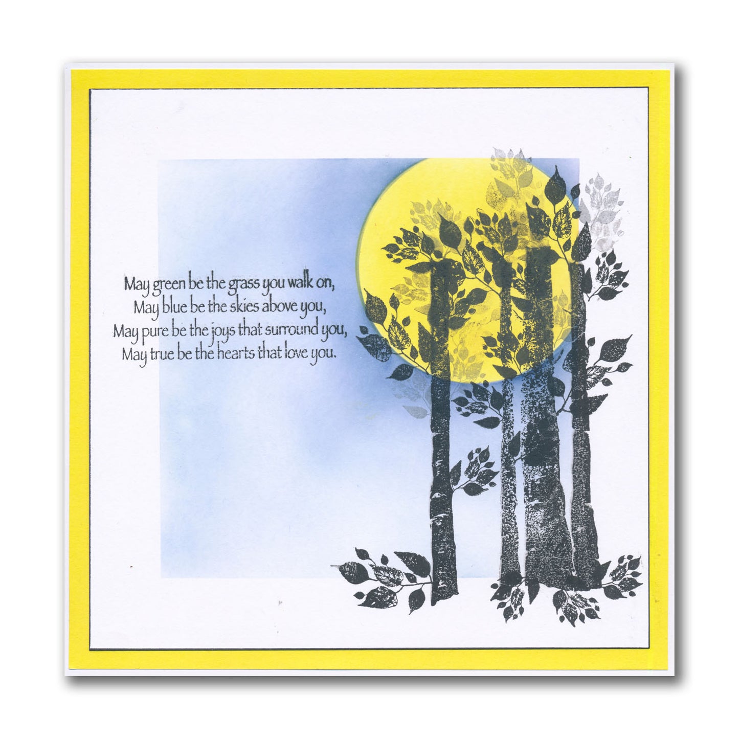 Birch Trees - Two Way Overlay A5 Stamp Set