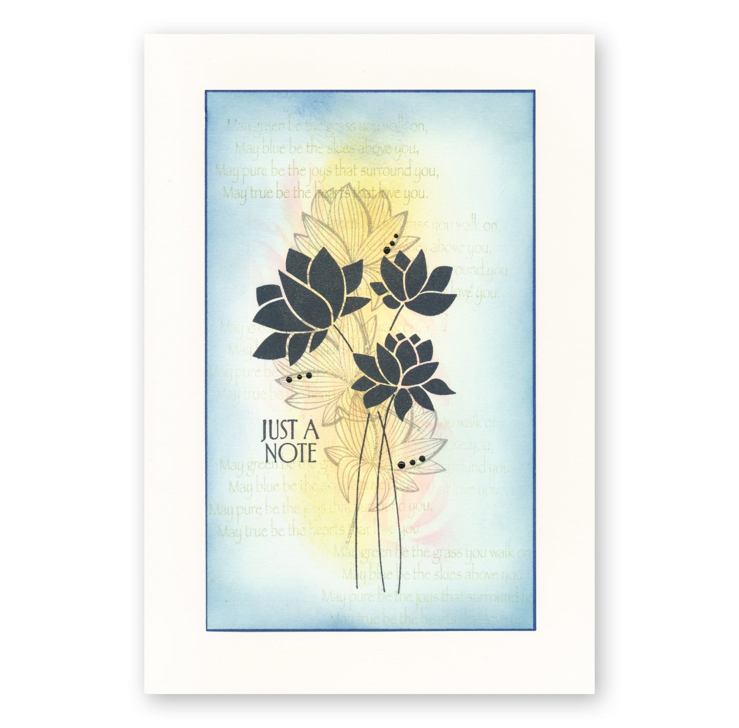 Barbara's Big Blooms - Stripey Flowers A4 Square Stamp & Mask Set