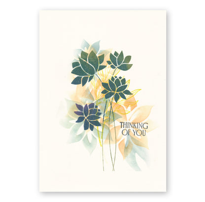 Barbara's Big Blooms - Silhouette Flowers A4 Square Stamp & Mask Set