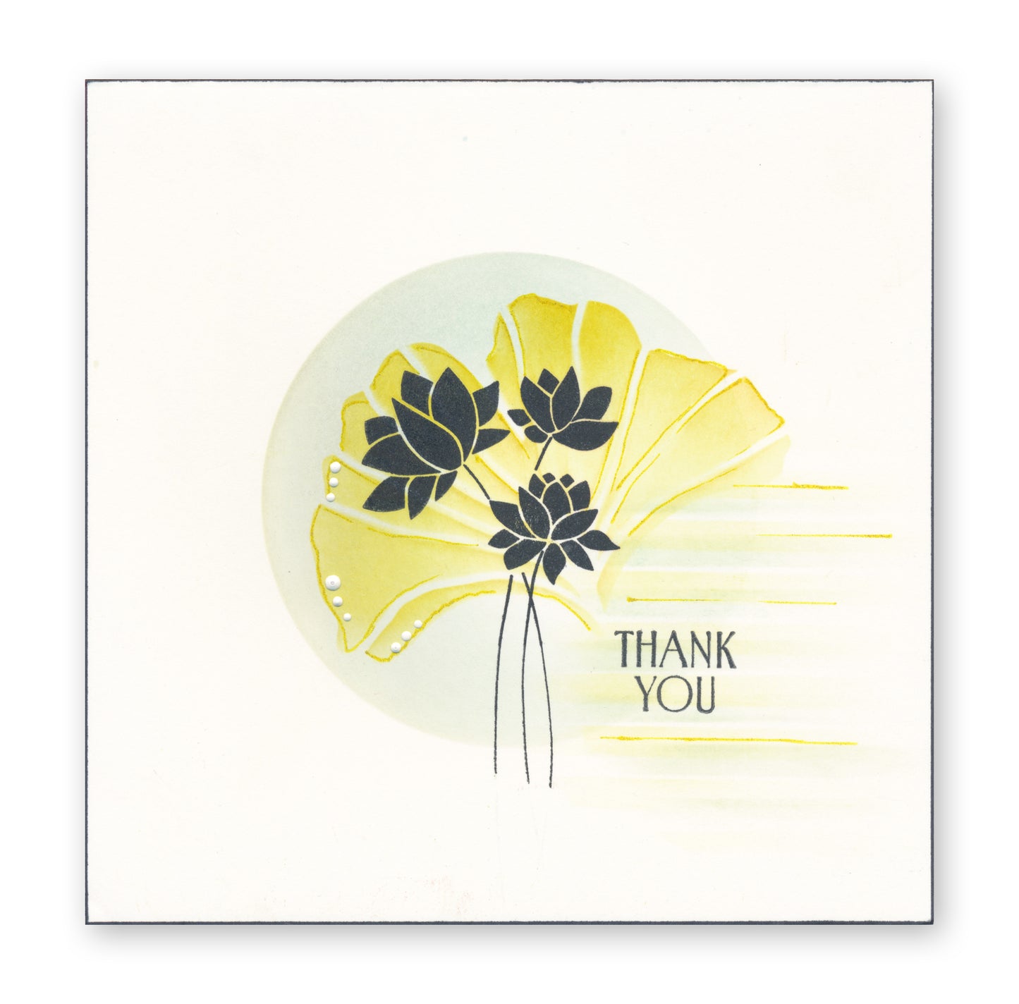 Barbara's Big Blooms - Silhouette Flowers A5 Square Stamp & Mask Set