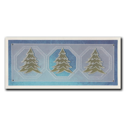 Barbara's Christmas Tree Sampler A4 Square Groovi Plate