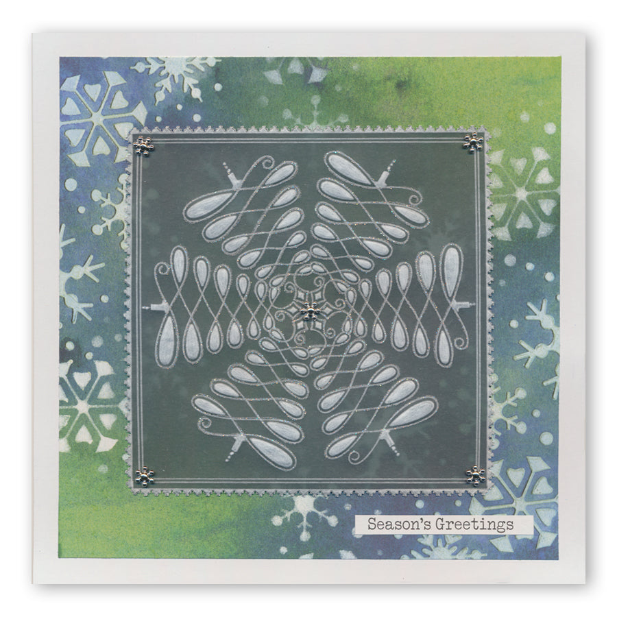 Barbara's Christmas Tree Sampler A4 Square Groovi Plate