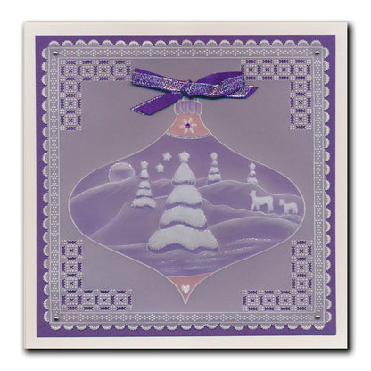 Barbara's Christmas Tree Sampler A4 Square Groovi Plate