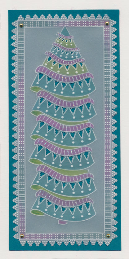 Barbara's Christmas Tree Sampler A4 Square Groovi Plate