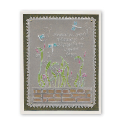 Floral Spray Complete A6 & Spacer Groovi Plate Collection