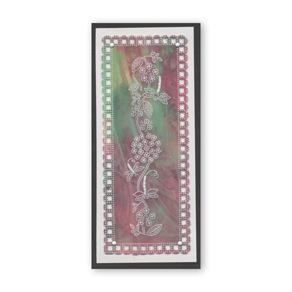 Spring Floral Spray A6 & Spacer Groovi Plate Trio