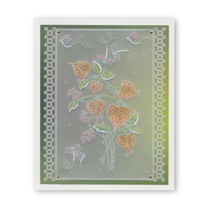 Floral Spray A6 & Spacer Groovi Plate Collection