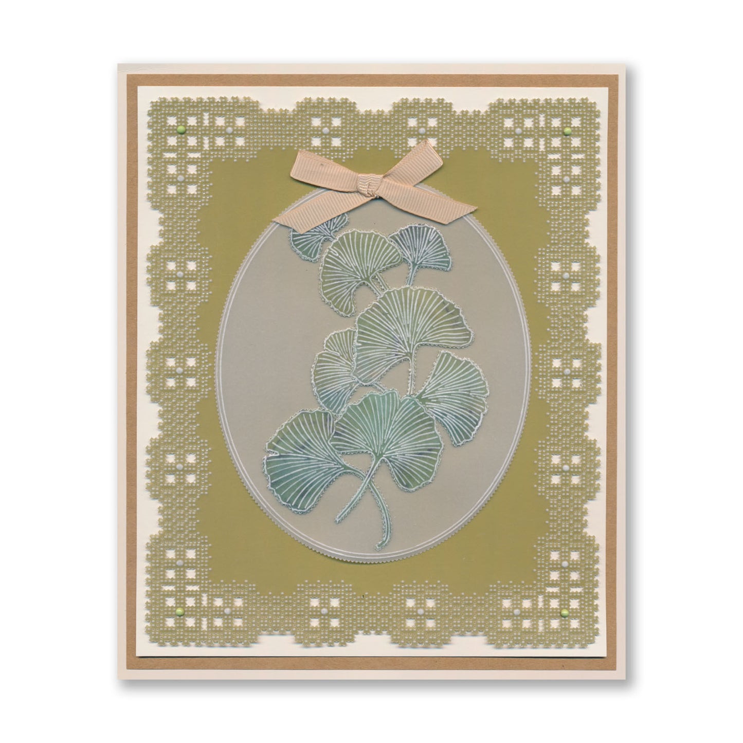 Barbara's Ginkgo Spray A6 Groovi Plate