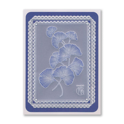 Barbara's Ginkgo Spray A6 Groovi Plate