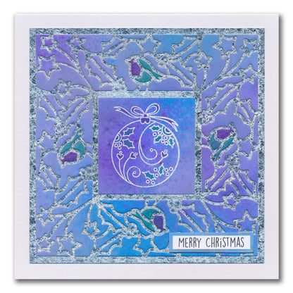 Tina's Round Baubles - Two Way Overlay Christmas Ornaments A6 Stamp Set