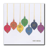 Barbara's SHAC Baubles - Merry Christmas A5 Square Stamp & Mask Set