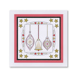 Paper Stitch by Clarity - 07 - Christmas Baubles Embroidery Card Pack