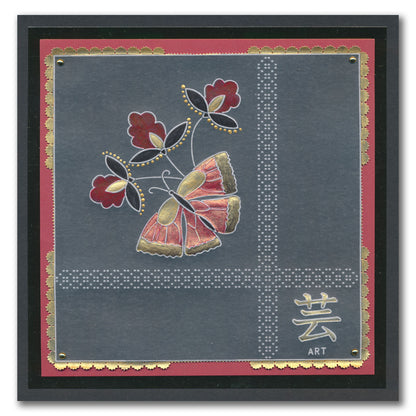 Barbara's SHAC Japanese Symbols A6 Groovi Plate