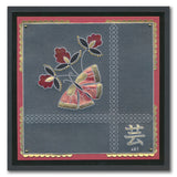 Barbara's SHAC Beauty - Japanese Flowers & Butterflies A5 Square Groovi Plate