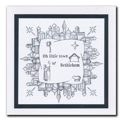 Linda's Oh Little Town of Bethlehem - Christmas Compendium A6 Stamp Set
