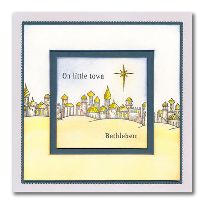 Linda's Oh Little Town of Bethlehem - Christmas Compendium A6 Stamp Set