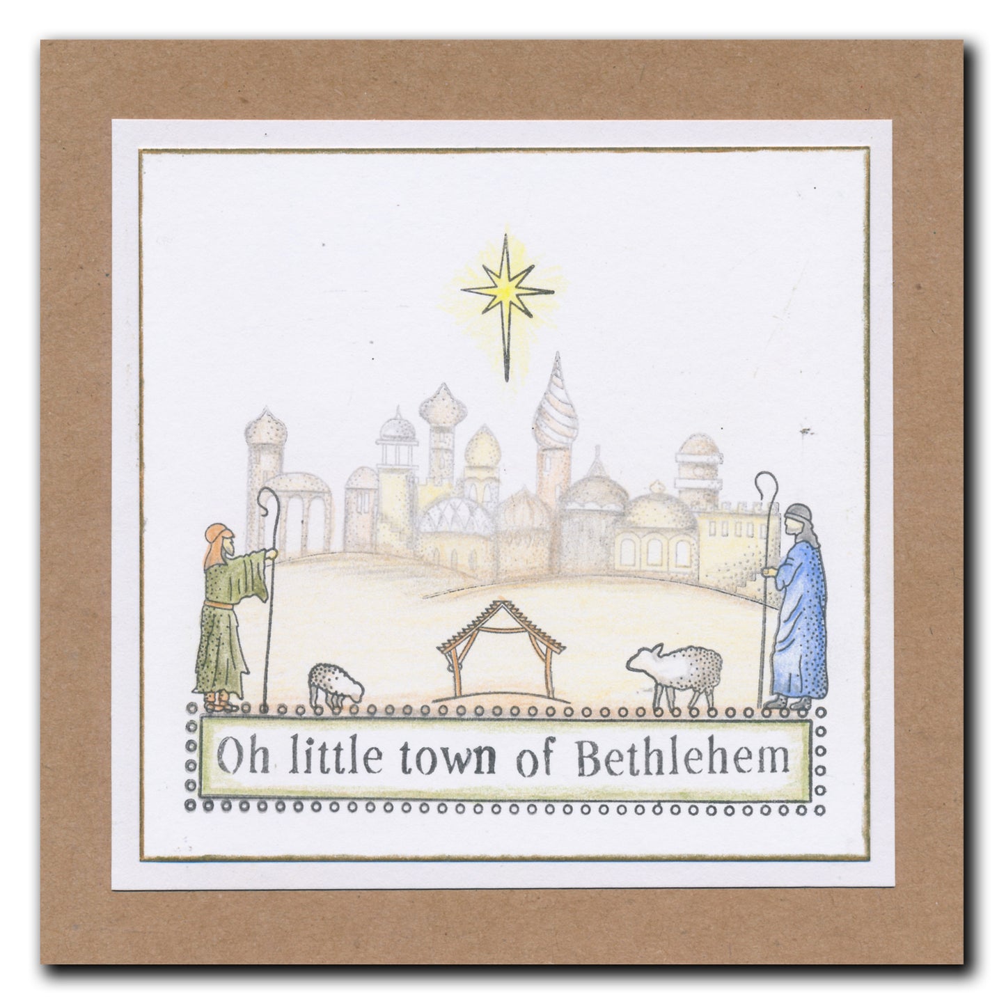 Linda's Oh Little Town of Bethlehem - Christmas Compendium A6 Stamp Set