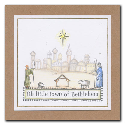 Linda's Oh Little Town of Bethlehem - Christmas Compendium A6 Stamp Set