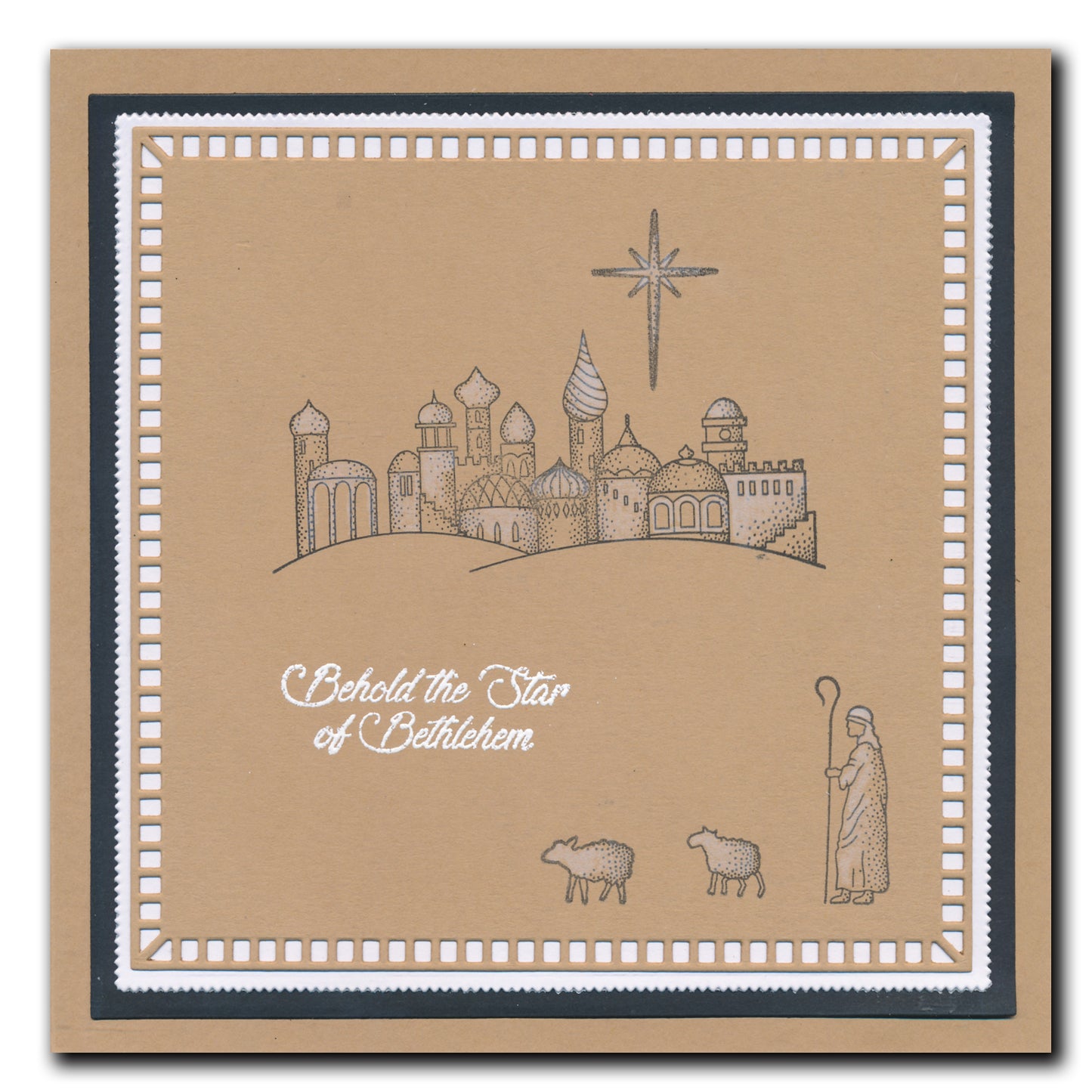 Linda's Oh Little Town of Bethlehem - Christmas Compendium A6 Stamp Set