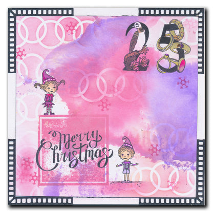Bijou Barbara's 12 Days of Christmas A5 Stamp Set