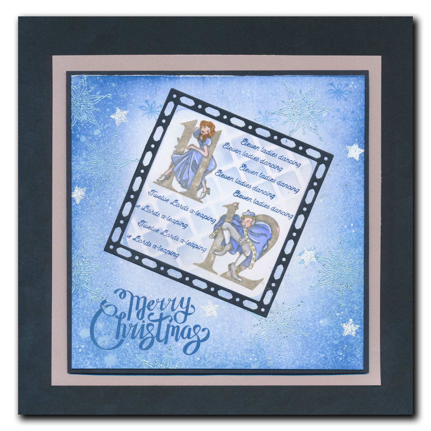 Bijou Barbara's 12 Days of Christmas A5 Stamp Set