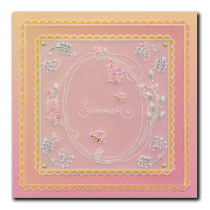 Barbara's Bijou Entwined Wreaths A6 Groovi Plate Collection & Spacer