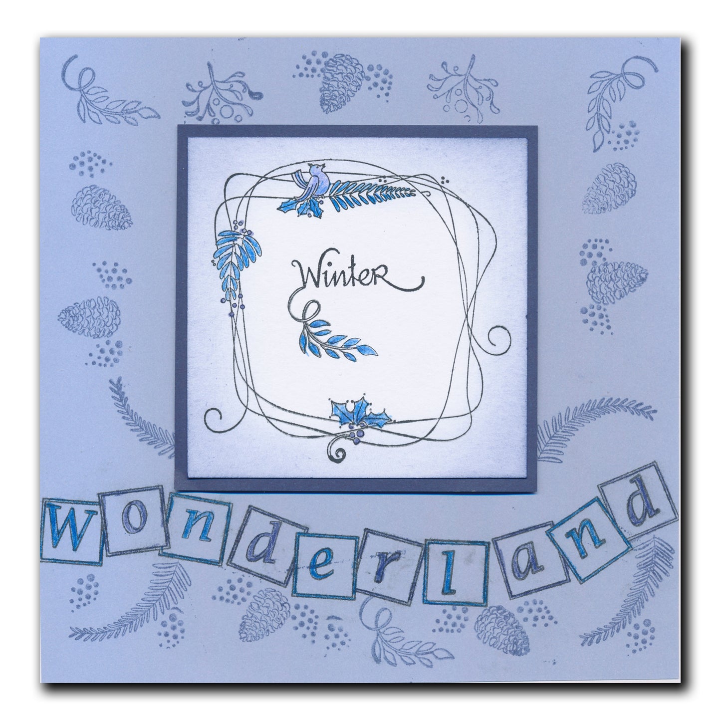 Barbara's Bijou Entwined Wreaths A6 Stamp Collection