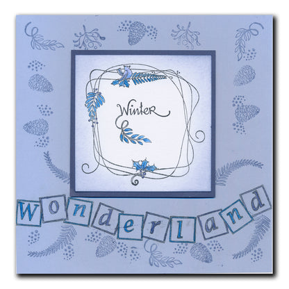 Barbara's Bijou Entwined Wreaths A6 Stamp Collection