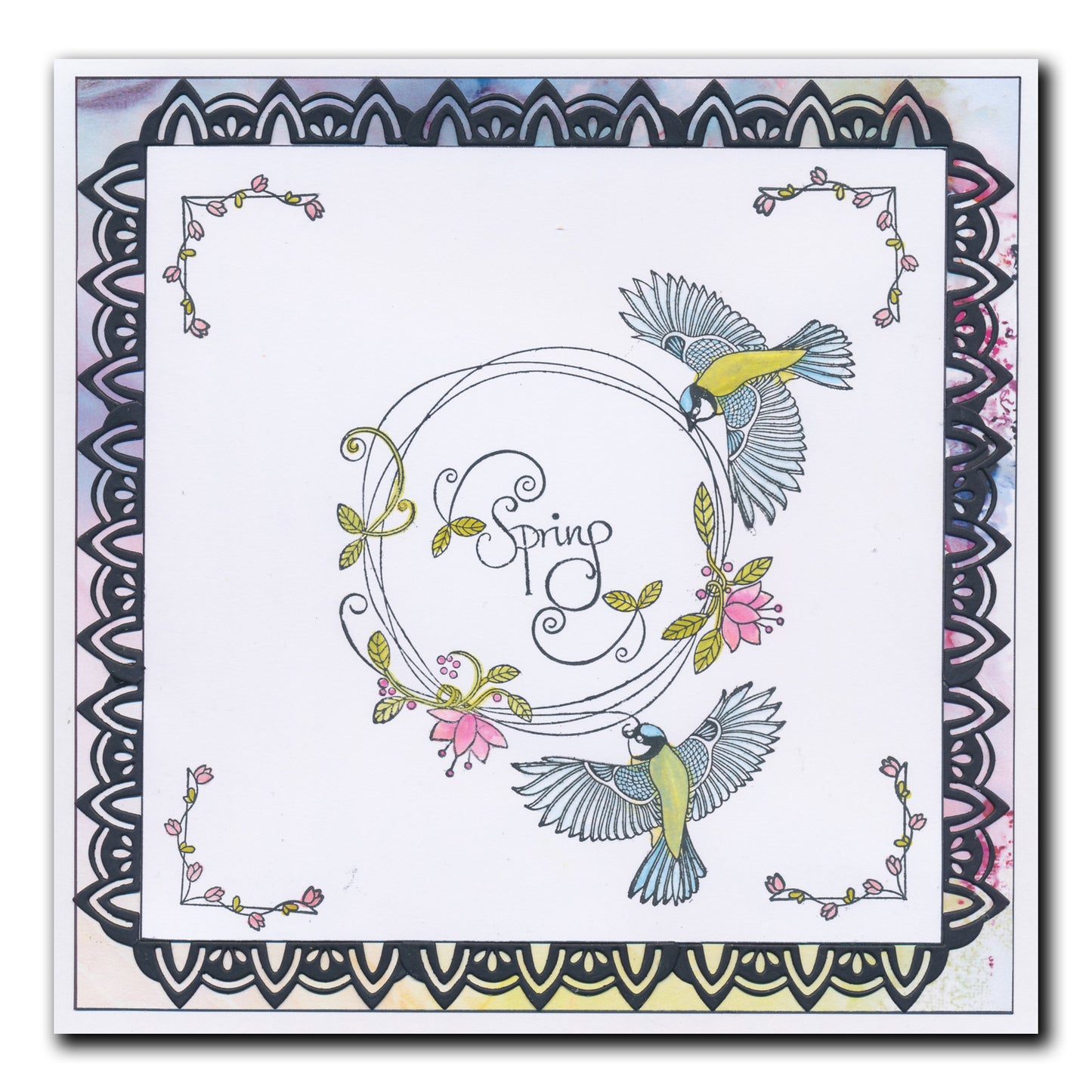Barbara's Bijou Entwined Wreaths A6 Stamp Collection
