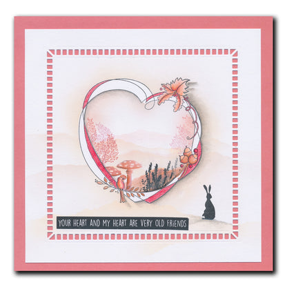 Barbara's Bijou Entwined Wreaths A6 Stamp Collection