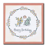 Barbara's Bijou Floral Numbers A5 Stamp Set