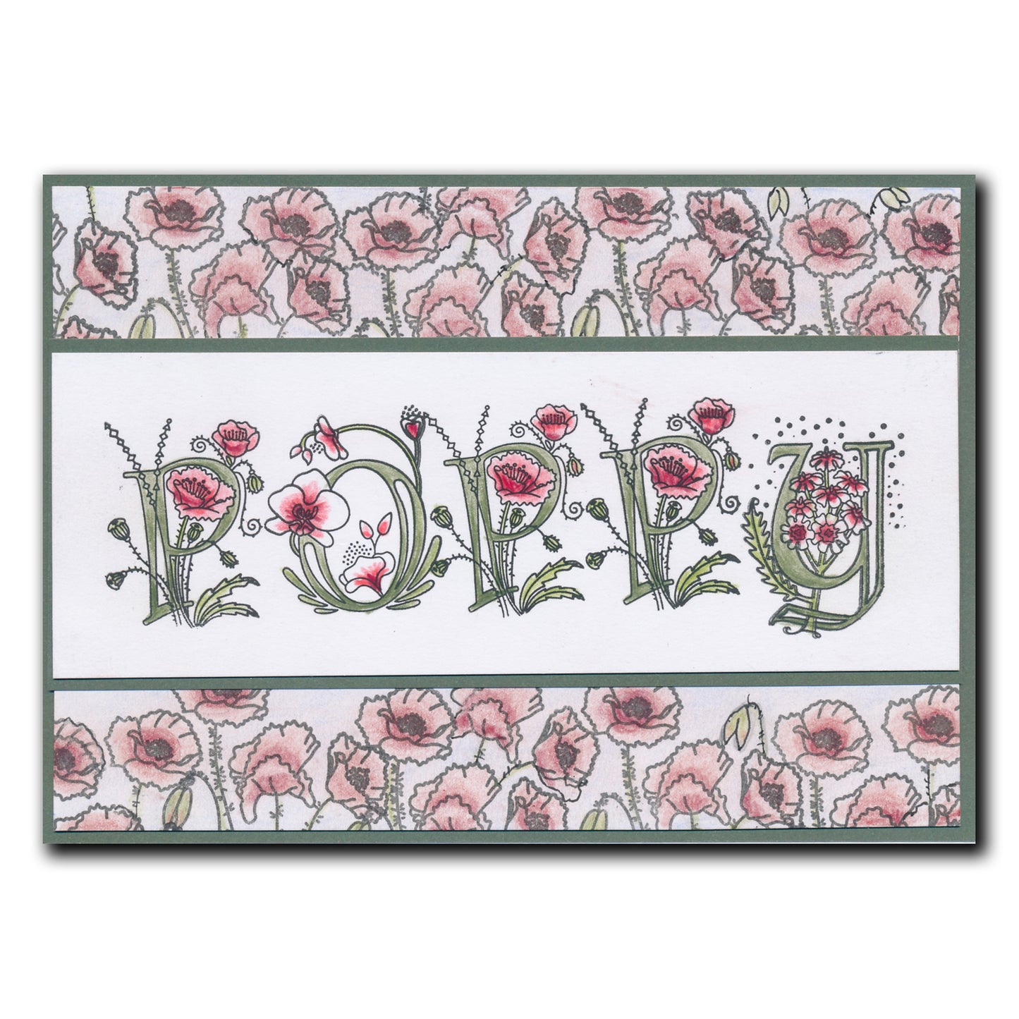 Barbara's Bijou Floral Alphabet & Numbers A4 & A5 Stamp Collection