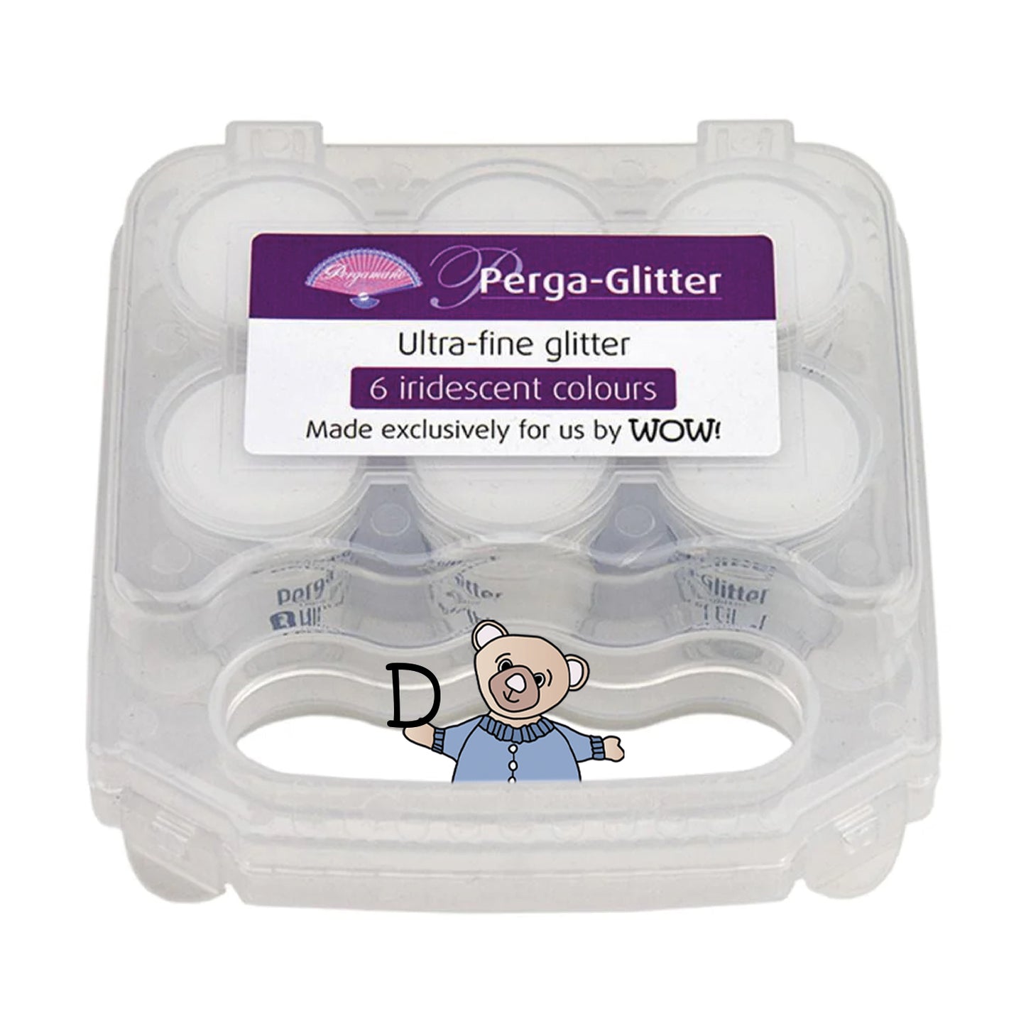 Perga-Glitter Ultra-Fine Glitter (6 Pots)