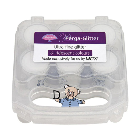 Perga-Glitter Ultra-Fine Glitter (6 Pots)