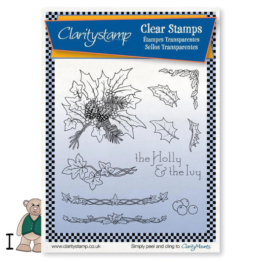 Jayne's Holly & Ivy A5 Stamp Set