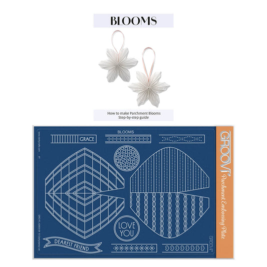 Blooms Tem-Plate A5 Groovi Plate with Instructions